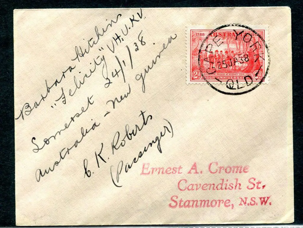 PNG 1938 (20th Jan) Sydney to Cape York ... Image 1++