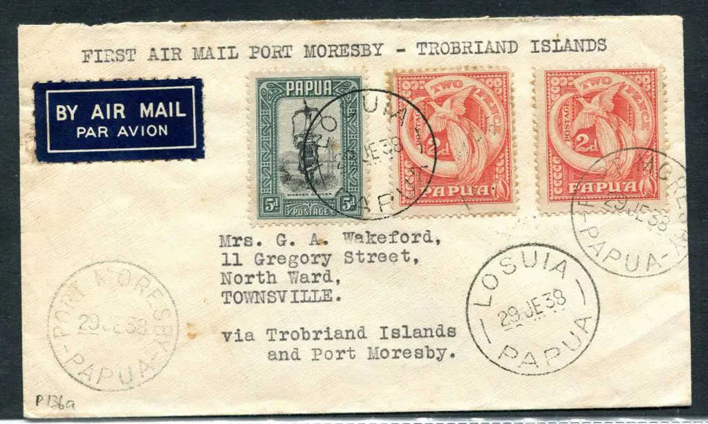 PNG 1938 (29th June) Port Moresby to Losuia, ... Image 1++