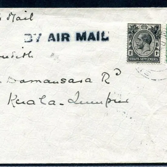 Singapore 1926 (23rd Aug) Singapore to Kuala ...