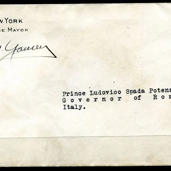 USA 1929 (July) USA to Spain to Italy stampless ...
