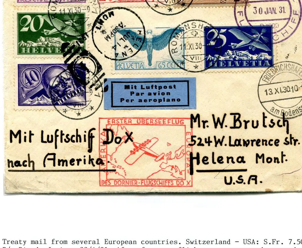 1930 (5th Nov) Dornier DO-X first Europe to USA ... Image 1++