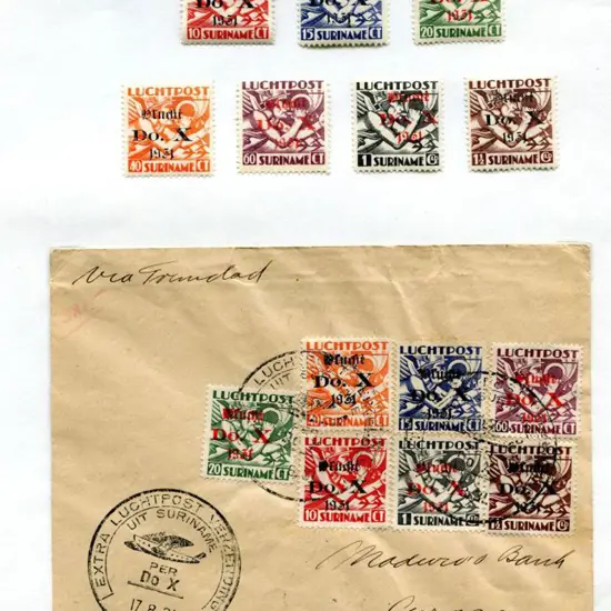 1931 (17th Aug) Germany to Brazil & return via USA ...