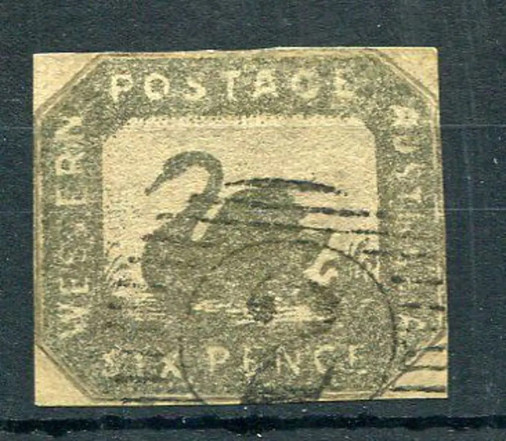 1857 6d black-bronze with close to touching ... Image 1++