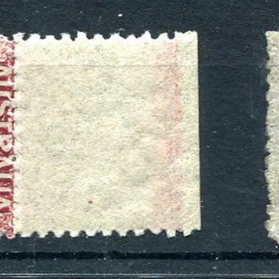 1863 1d carmine-rose, no wmk perf 13, right ...