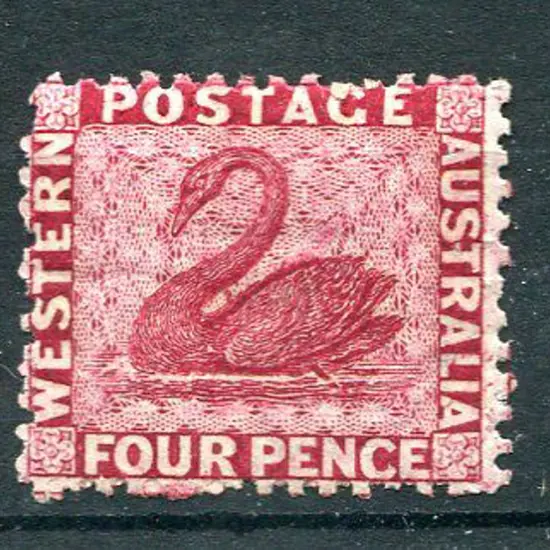 1865 4d carmine. MLH with bright colour. SG 56, ...