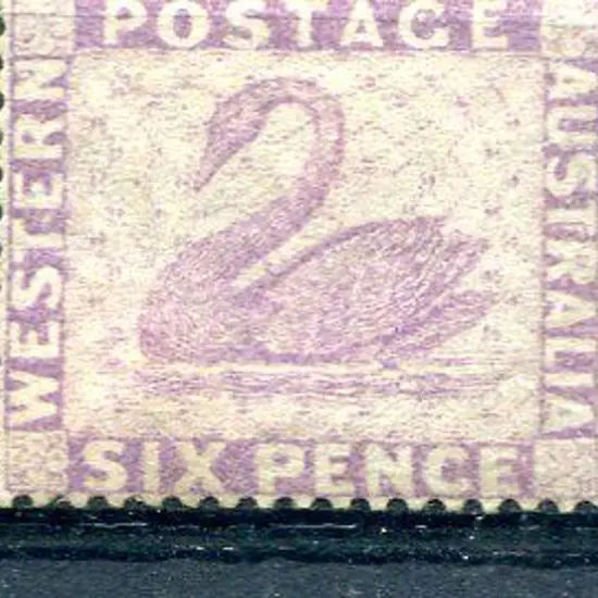 1877 6d lilac swan. MLH but only part o.g. & ...