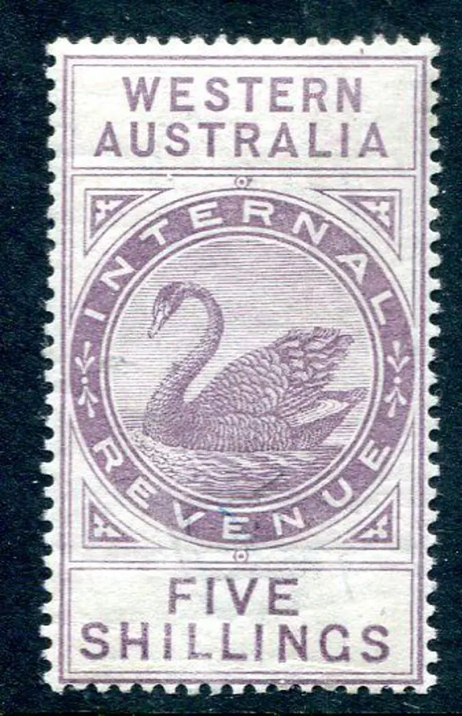 1882 5/- Internal Revenue. Superb MVLH with ... Image 1++
