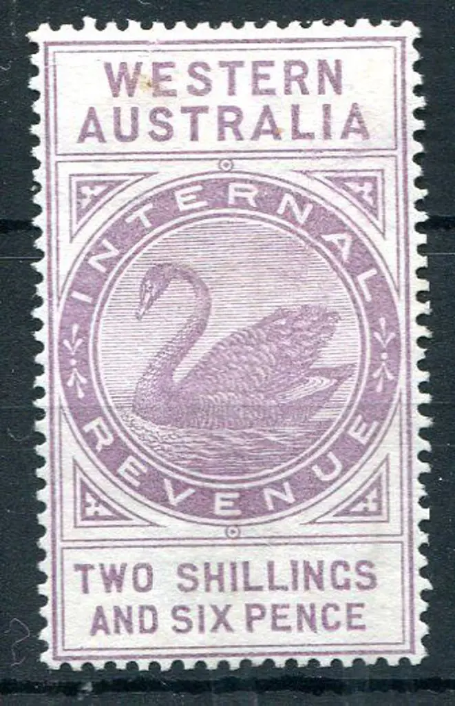 1893 2/6d Internal Revenue, wmk CA over crown. ... Image 1++