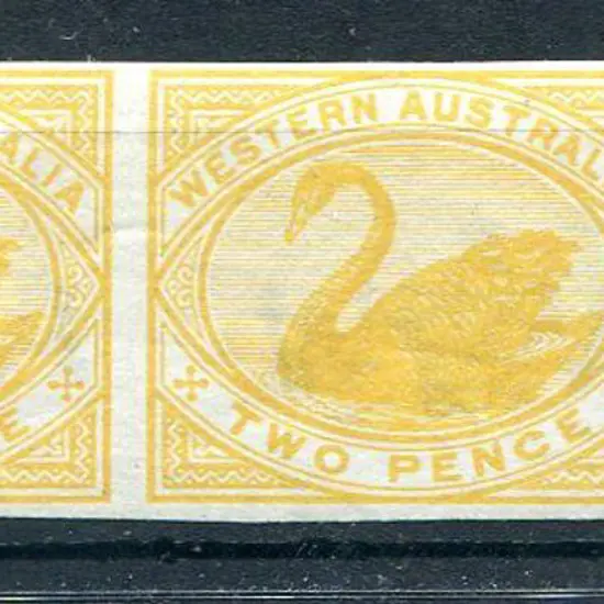 1899 2d bright yellow imperforate right margined ...