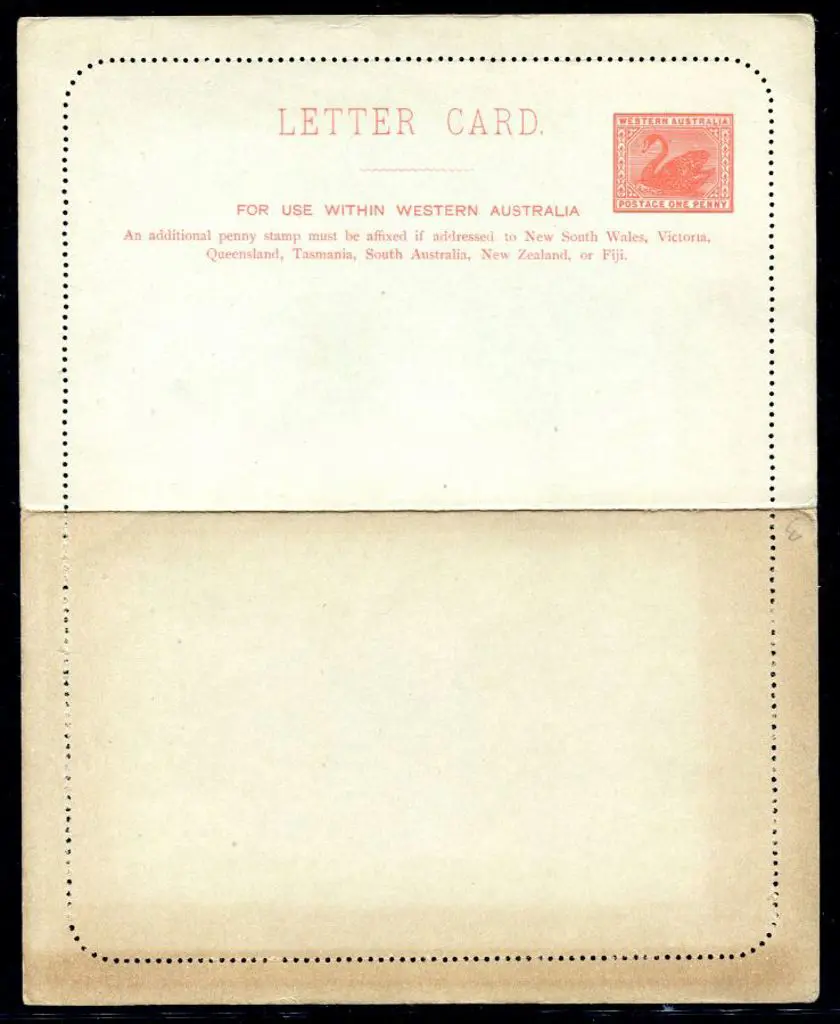1902 1d red swan Letter Card LC1. Some ... Image 1++