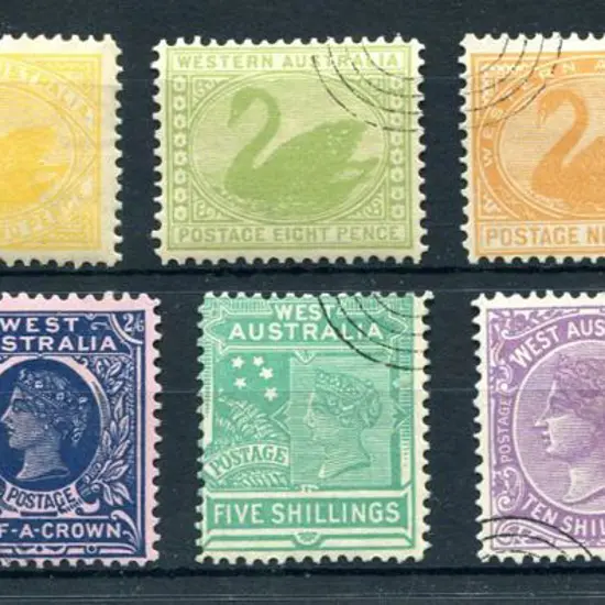 1902 1d, 2d, 8d, 9d, 10d, 2/-, 2/6d, 5/-, 10/- & ...