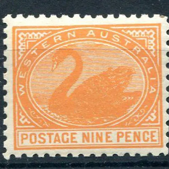 1902 9d orange perf. 11 with v/crown wmk. MUH. SG ...