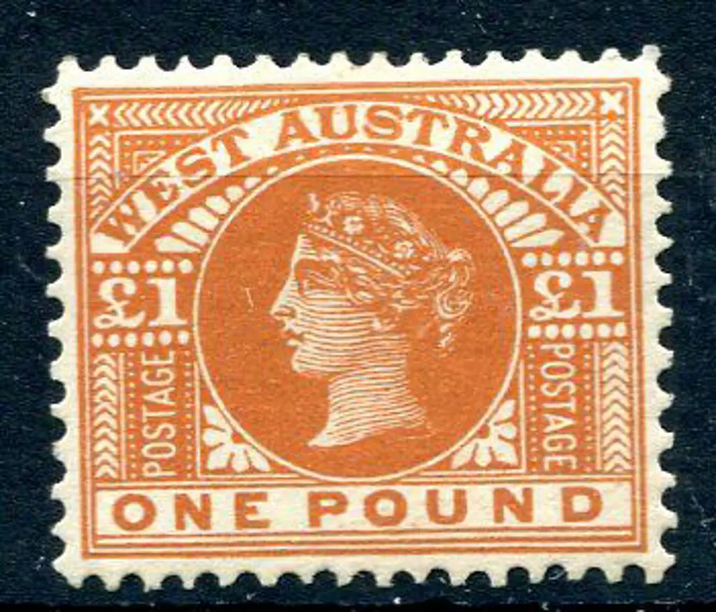 1902/12 £1 orange-brown. Superb MVLH example. SG ... Image 1++