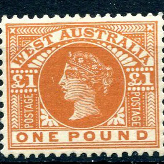 1902/12 £1 orange-brown. Superb MVLH example. SG ...