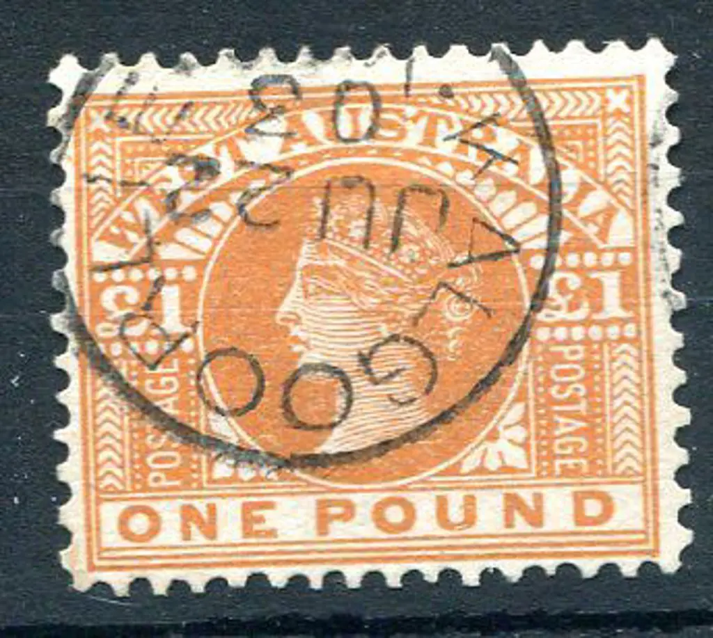 1902/12 £1 orange-brown with crisp 1903 Kalgoorlie ... Image 1++