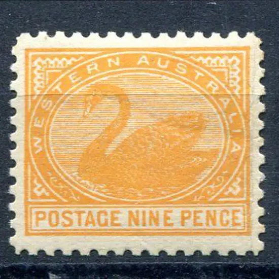 1905/12 9d orange. MUH, light gum crease. SG 157, ...