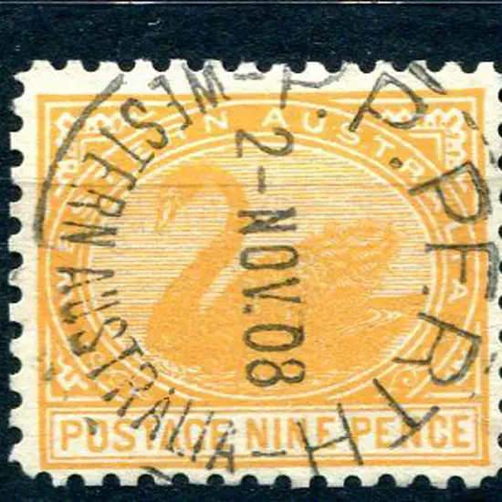 1905/12 9d orange, perf. 11. Fine used with neat ...