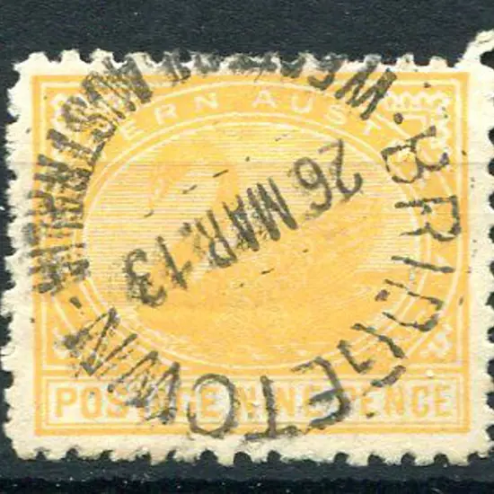1912 9d orange, perf. 11, with upright wmk. Good ...