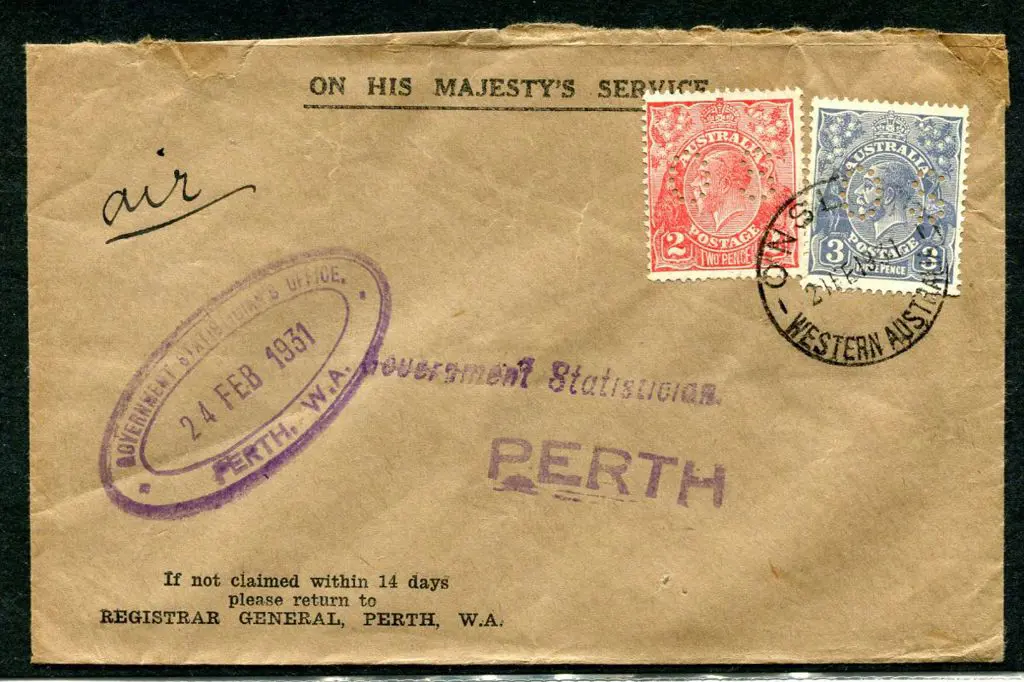 1931 (21st Feb) 2d & 3d die II KGV SMW, perf. ... Image 1++