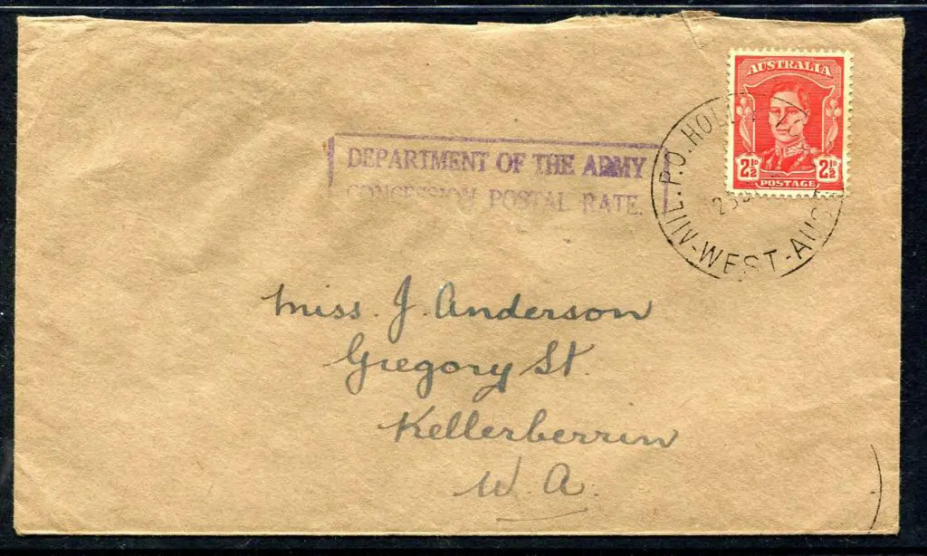 1945 (23rd July) Mil P.O. Hollywood cds HD1 ... Image 1++