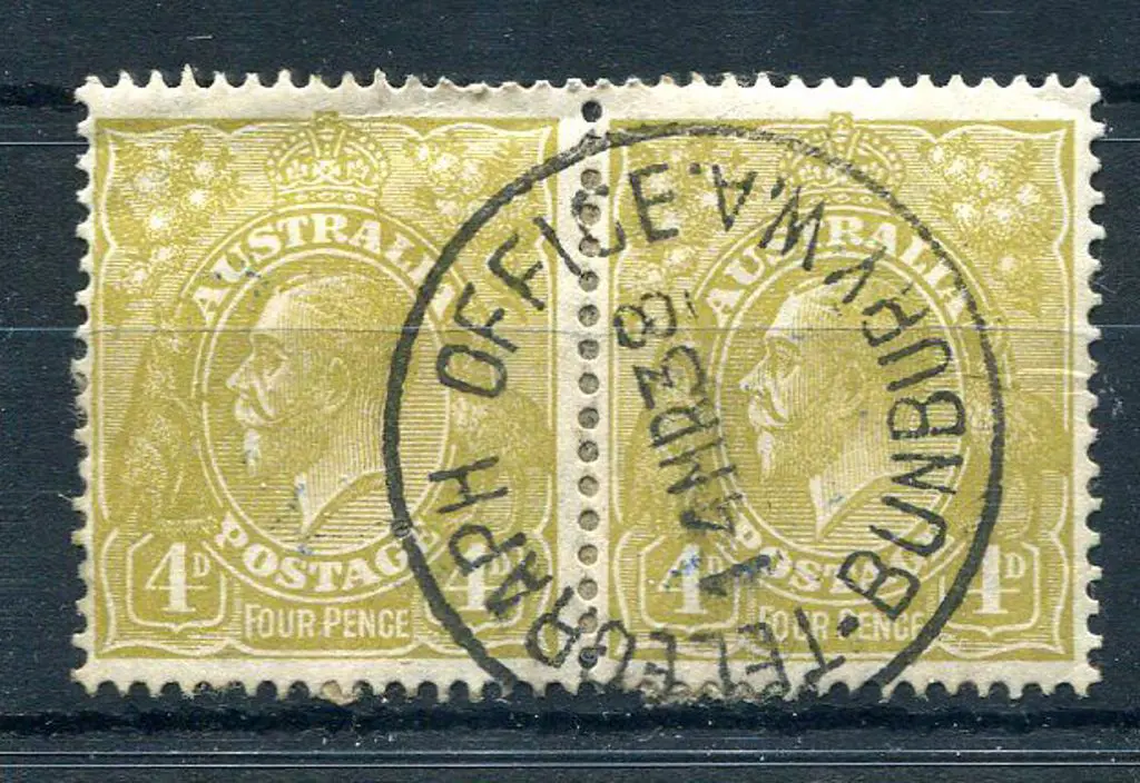 Bunbury Telegraph Office cds-TO Stunning bold ... Image 1++