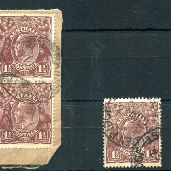 Golden Ridge B28-b with inverted dates on 3 KGV ...