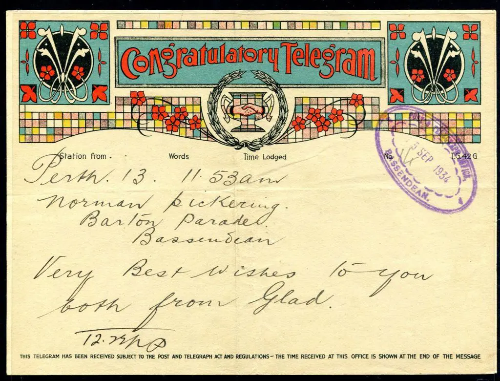 Post & Telegraph Office Bassendean oval for 15 SEP ... Image 1++