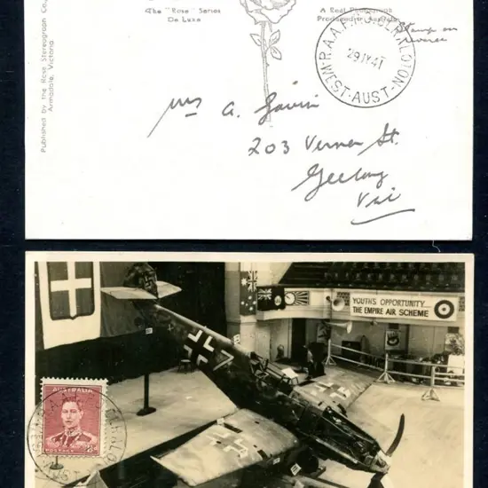 R.A.A.F. P.O. GERALOTON error with two strikes for ...