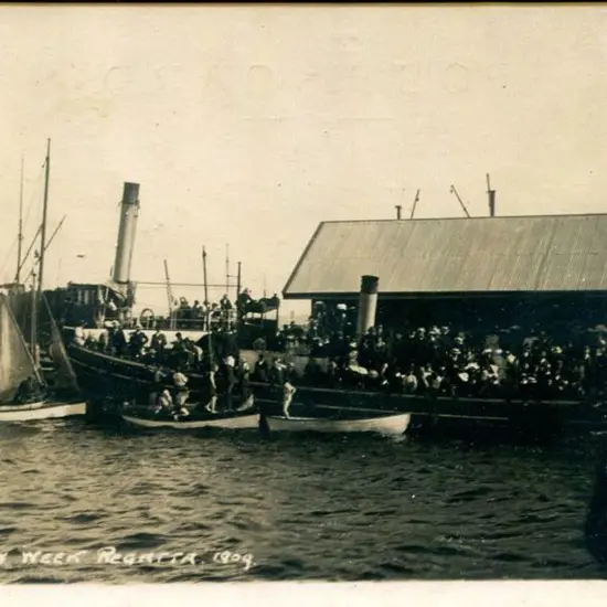 "Albany Week Regatta 1909" from same series as ...