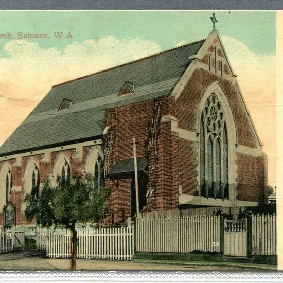 "Anglican Church, Subiaco, WA" colour Cadman ...