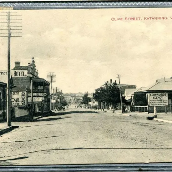 "Clive St, Katanning, WA" with a very different ...