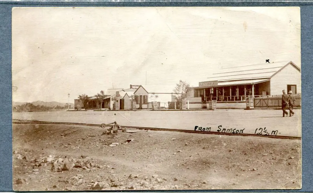 "From Samson 12½m" in m/s on this b&w photographic ... Image 1++