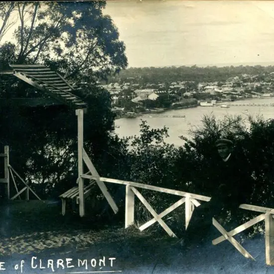 "Glimpse of Claremont W.C.M" b&w photographic ...