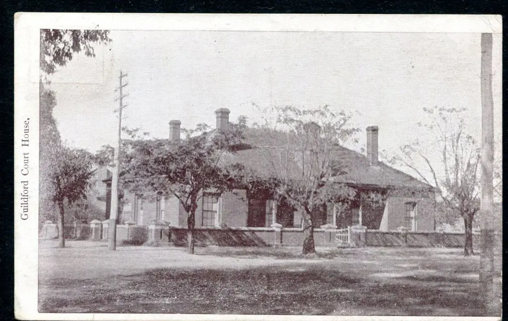 "Guildford Court House" b&w Swan Express Printing ... Image 1++