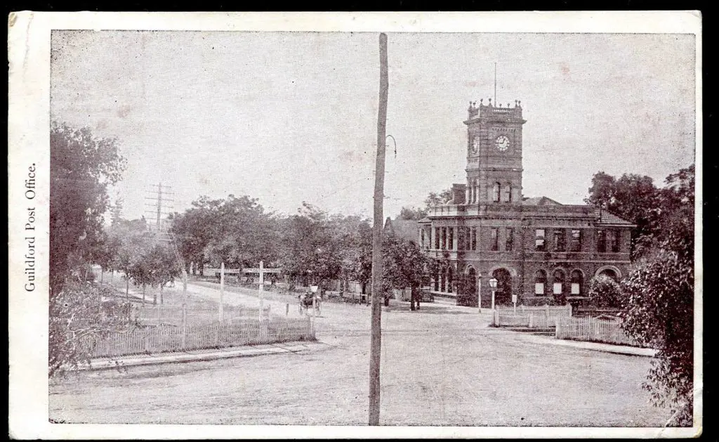 "Guildford Post Office" b&w Swan Express Printing ... Image 1++