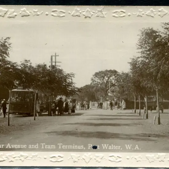 "Honour Avenue & Tram Terminus, Port Walter, WA" ...