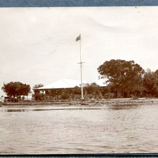 "Hotel Peninsula, Mandurah" b&w photographic card ...