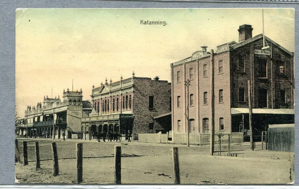 "Katanning" colour C.F. Mitter, Newsagent, ... Image 1++