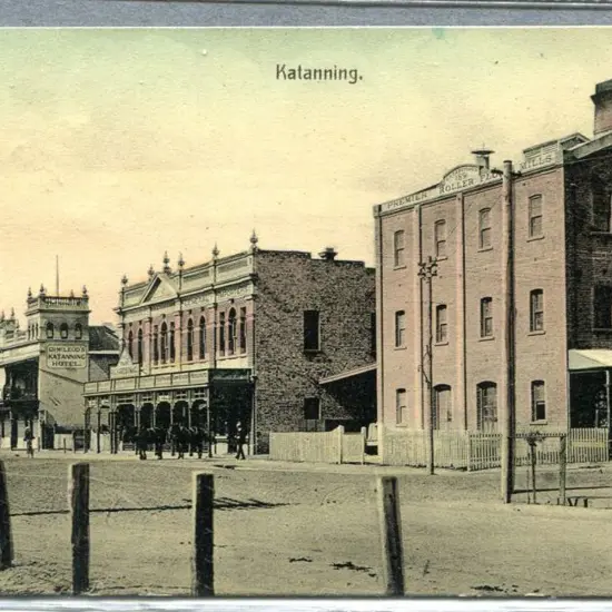 "Katanning" colour C.F. Mitter, Newsagent, ...