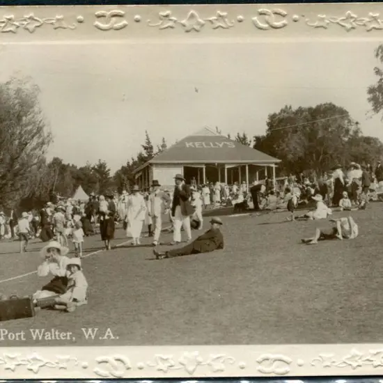 "Lawns, Port Walter, W.A." also showing "Kelly's" ...