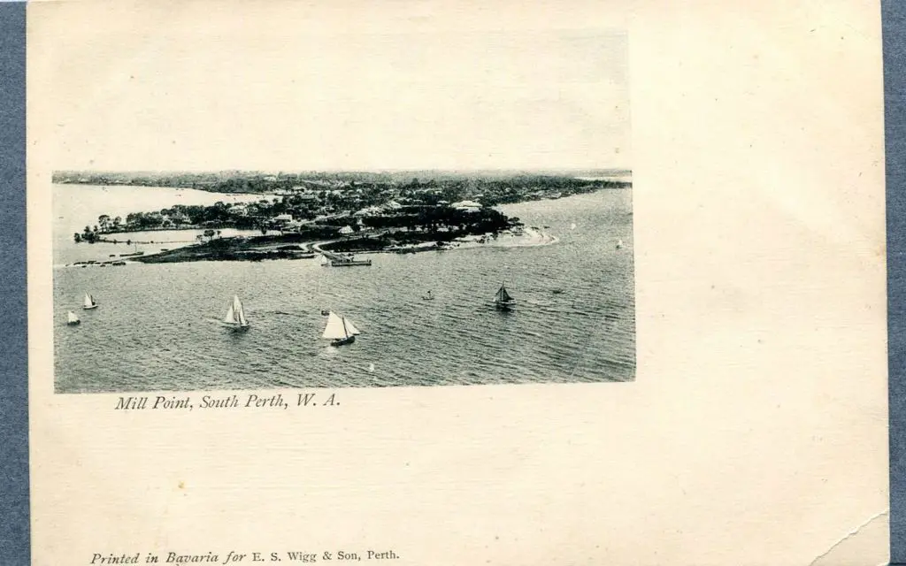 "Mill Point, South Perth, WA" b&w E.S. Wiff & Son ... Image 1++