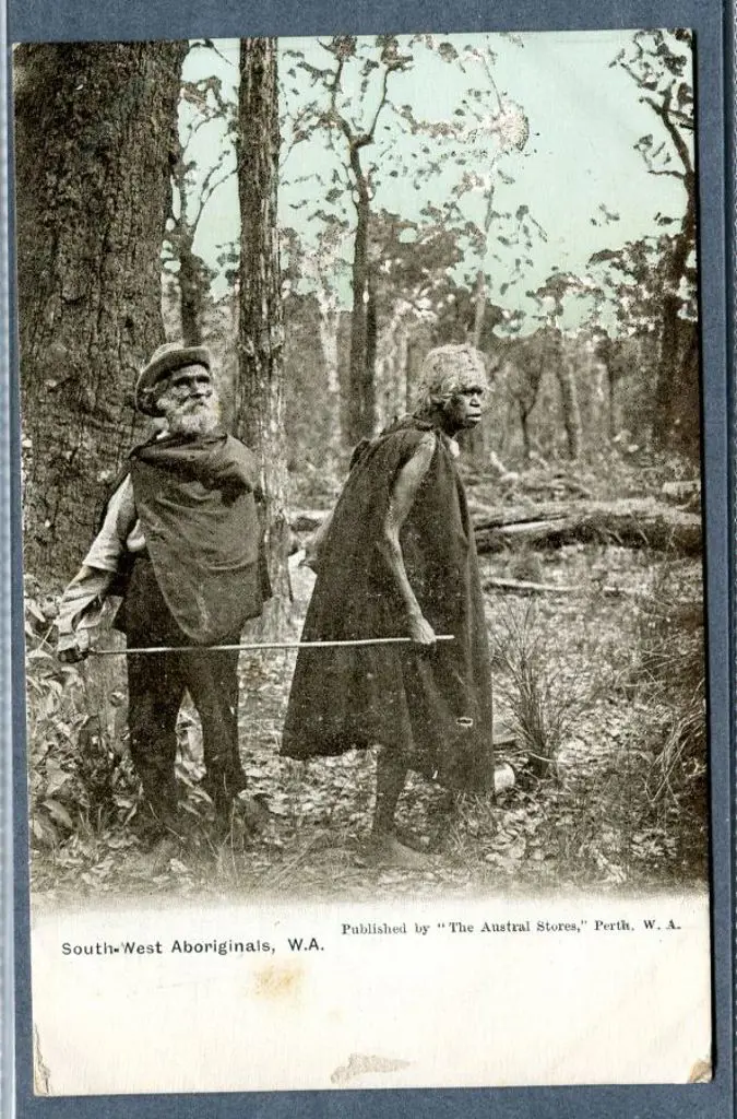 "South-West Aboriginals, WA" b&w with some light ... Image 1++