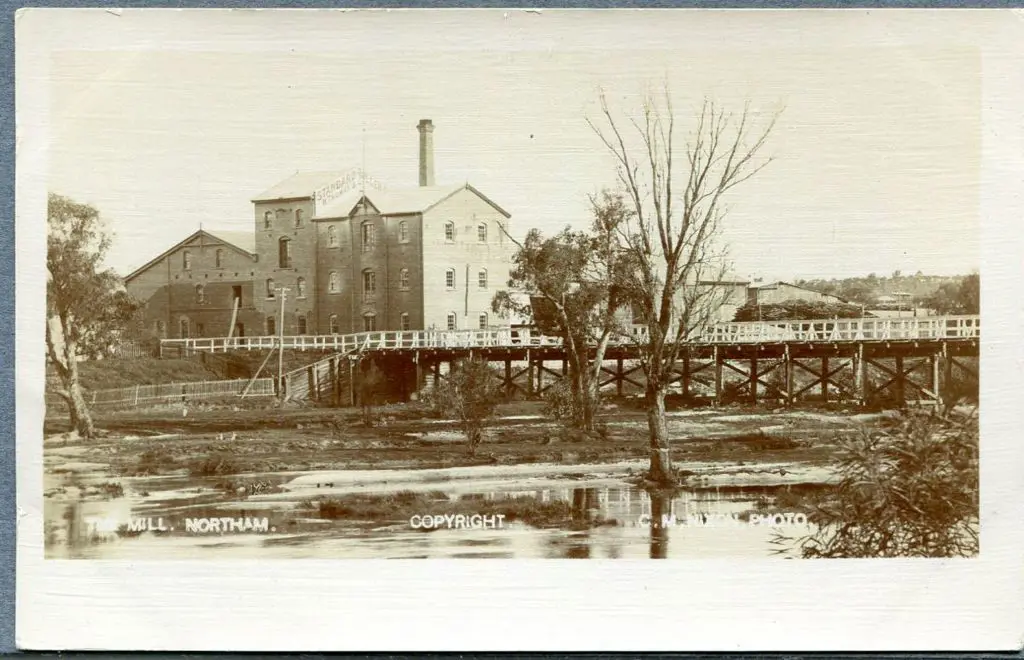 "The Mill, Northam" b&w C.M. Nixon photo card with ... Image 1++