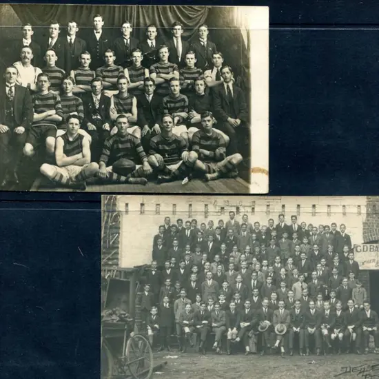 Football team photo by Falk Studios Perth & a ...