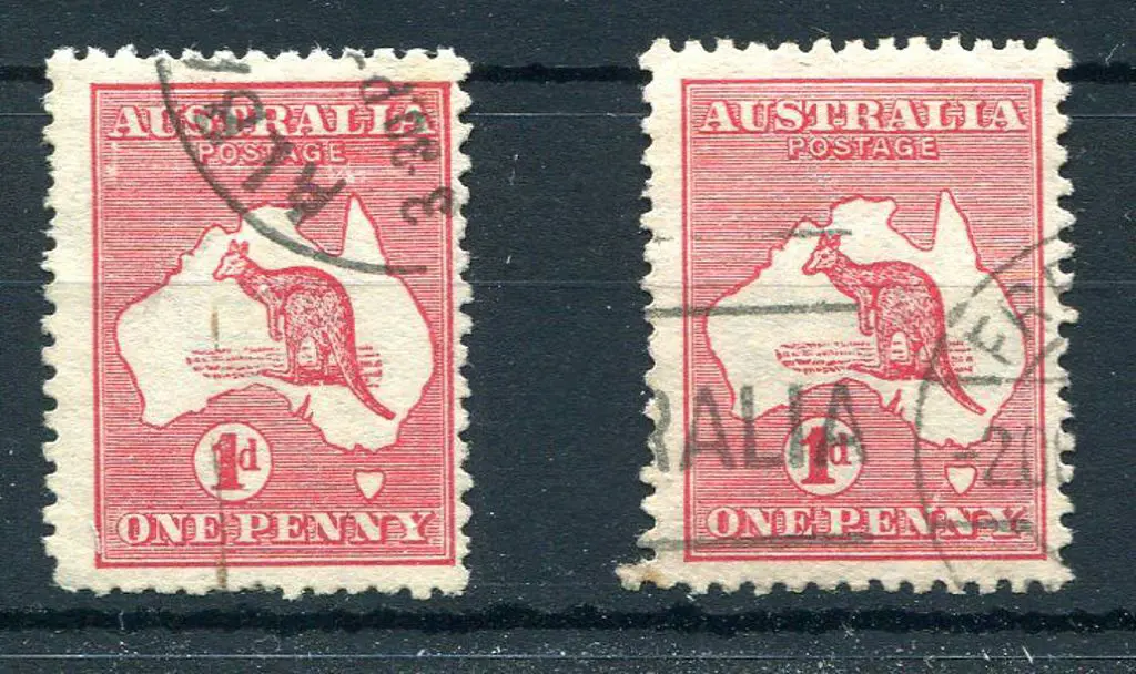 1913 1st Watermark 1d red, Die IIA with "white ... Image 1++