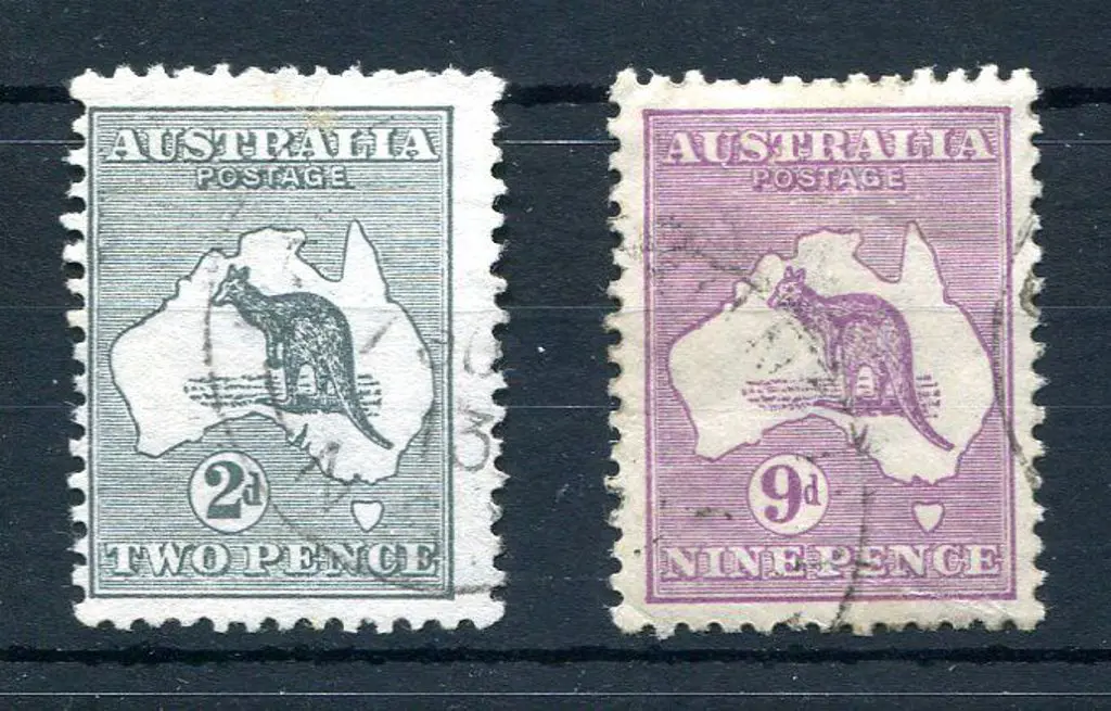 1913 1st Watermark 2d grey with "retouched shading ... Image 1++