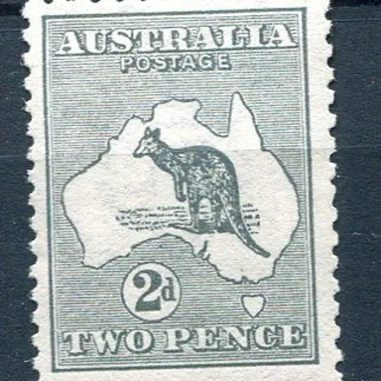 1913 1st Watermark 2d grey with inverted wmk. A ...