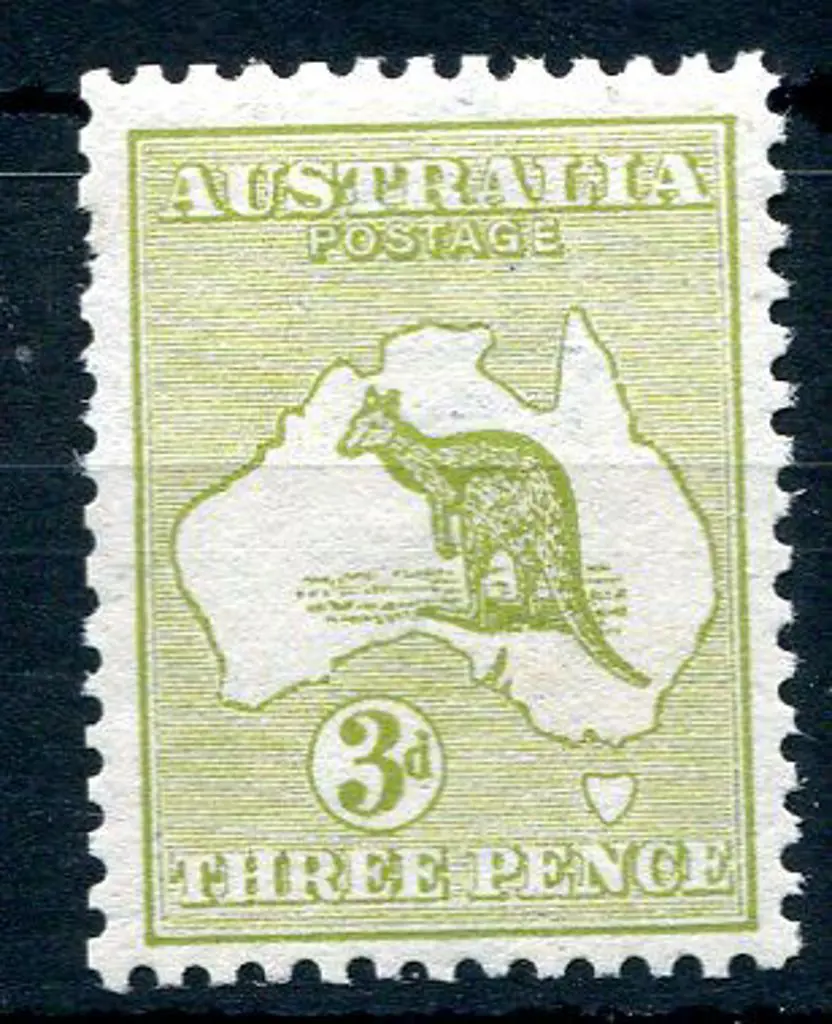 1913 1st Watermark 3d olive. Fine MUH with pulled ... Image 1++