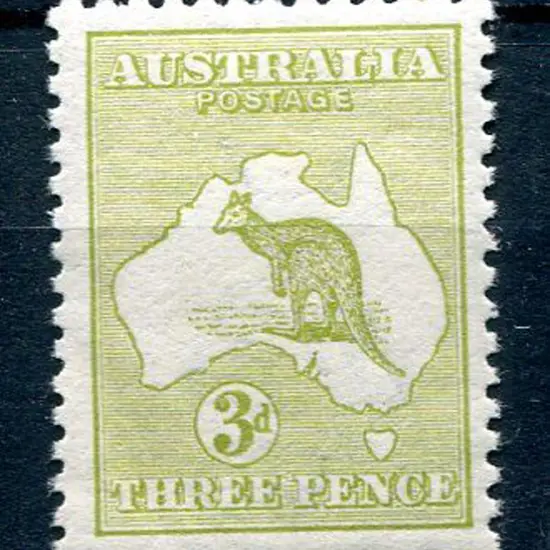 1913 1st Watermark 3d olive green, Die I with ...