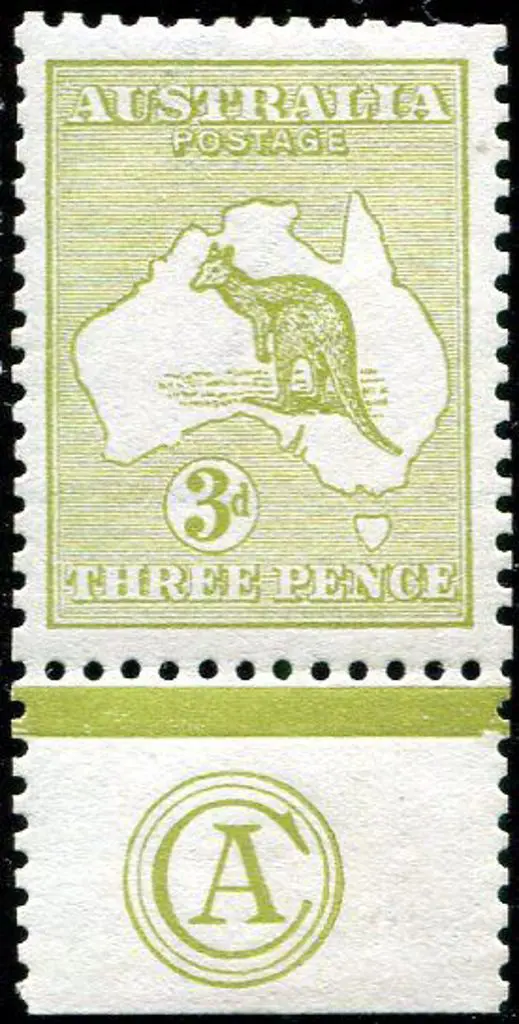 1913 1st Watermark 3d olive, Die I with CA ... Image 1++
